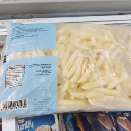 Fryday Straight Cut French Fries back view