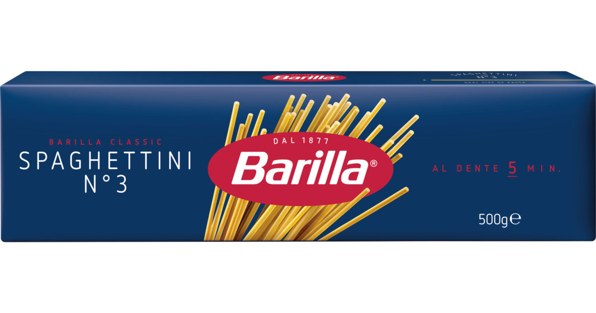 Barilla Spaghettini No. 3
