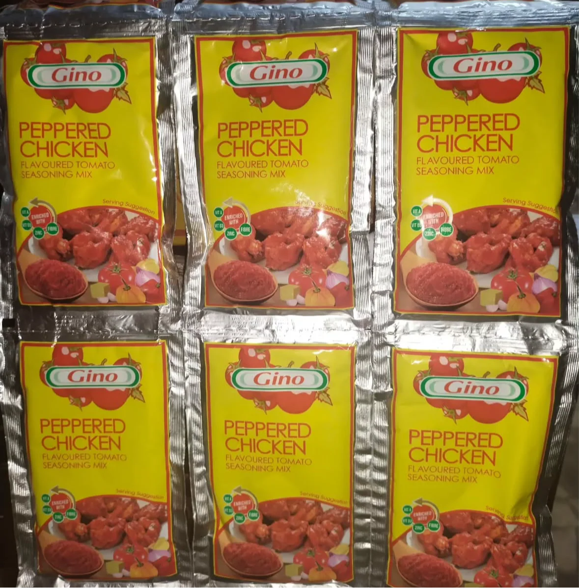 Gino Tomatoes Peppered Chicken Mix