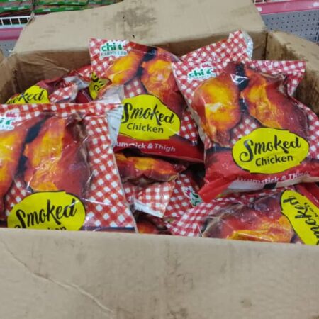 Smoked chicken Drumsticks and thigh in carton