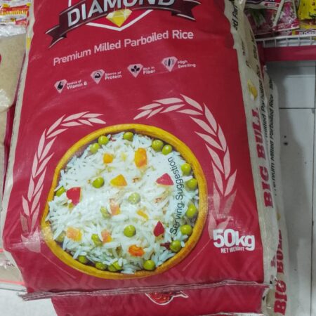 BIG BULL PARBOILED RICE 50KG